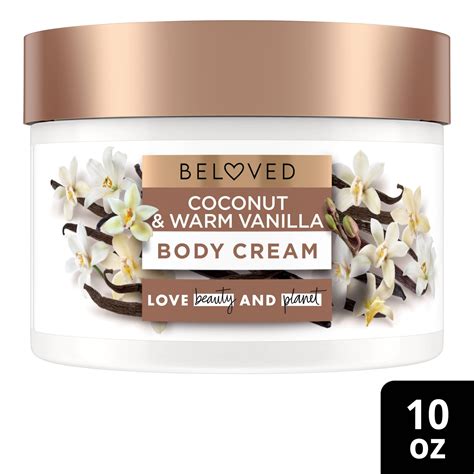 beloved coconut and warm vanilla body cream